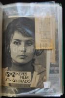 Egy dosszié lefűzött nyomtatvány tétel, közte sok háború előttivel kb. 130 db