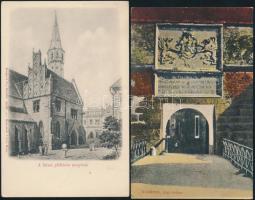 4 db régi, városképes lap a felvidéki területről