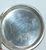 1893-1934 Oriosa ezüst (Ag) zsebóra svájci 800-as tisztaságjelzéssel, jól jár / 
Swiss silver pocket...