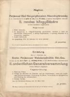 1915 A Perjámosi Első Hengergőzmalom Rt. zármérlege; pirkmayer Alajos nyomdája