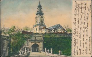 Nyitra church, castle (small tear)