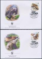 WWF Wolverine set on 4 FDC, WWF Torkosborz sor 4 FDC-n