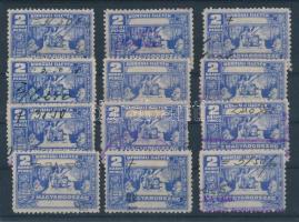 1931 Konzuli illeték bélyeg 12x 2ARP