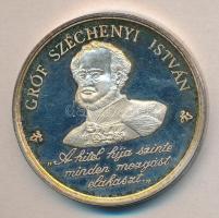 DN "MHB-Széchenyi István" Ag(0.835) emlékérem (34,53g/42mm) T:PP dísztokban