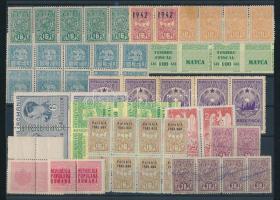 Románia 50 db okmánybélyeg összefüggésekben