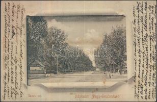 Nagyszalonta Railway street, the shop of Mór Czinczar