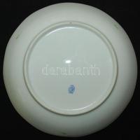 ~1960  23 darabos nem komplett jelzett Herendi fonott porcelán étkészlet apró virágokkal díszítve: 5...