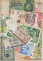 Vegyes külföldi bankjegy tétel, közte jobb darabokkal összesen 42db! T:II,III 42 mixed banknotes of the world C:XF,F