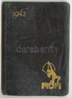1942 MOM zsebnaptár bőr borítással