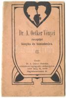 ~1930 Dr. A. Oetker vényei receptjei konyha és házszámára, Bécs