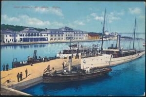 Brioni, port, steamship (EK)