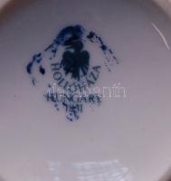 Hollóházi porcelán cukortartó és egy kínálótálka hibátlan állapotban /
Chinaware sugarbox and bowl i...