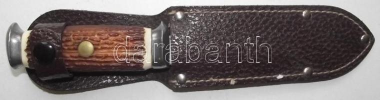 Vadászkés, bőrtokban / Hunter-knife 24 cm