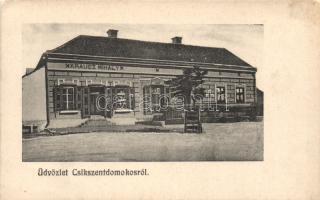 Csíkszentdomokos the shop of Mihály Krausz (EK)