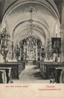 Gyergyószentmiklós Catholic church interior