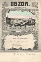 Zagreb, Obzor newspaper, Franz Joseph square