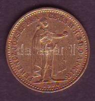 Magyarország 1904. 10K Au 3,387g T:2/3