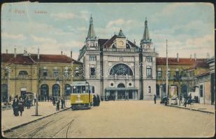 Pécs vasútállomás, villamos (EK)