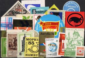1914-1985 25db régi és modern magyar leévlzáró