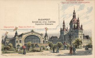 Budapest Ezredéves Országos Kiállítás Gépcsarnok, Közlekedési Csarnok 2kr Ga. s: Morelli