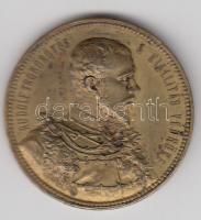 Knopp és Steiner (budapesti vésnöküzem) 1885. "Az 1885-ös Budapesti Országos Kiállítás Emlék Érme / Rudolf Trónörökös a kiállítás védnöke" Br emlékérem (33mm) T:2 k. ph.