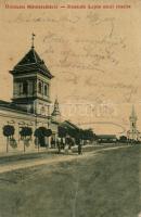 Mátészalka Kossuth Lajos utca, Weisz Antal kiadása (fa)