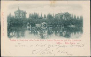 Tátra Csorba-tó, Villa Szentyványi, restaurant (small tear)