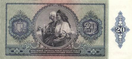 1941. 20P "005" (3x) egymás utáni sorszámmal! T:I- apró sarokkopás