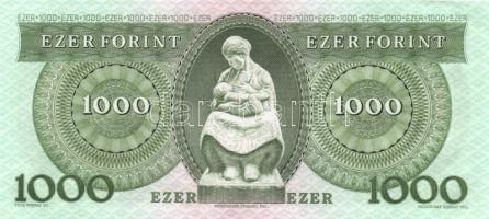 1983. 1000Ft "A" (3x) egymás utáni sorszámmal T:I (apró papírkopás)