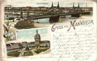 1898 Mannheim litho (small tear)