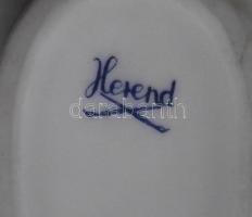 Kézzel festett tojás alakú jelzett Herendi porcelán bonbonier hibátlan állapotban /
Handpainted numb...