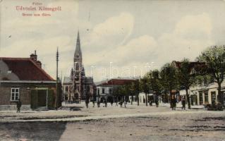 Kőszeg főtér kocsmával