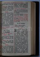 Breviarium Romanum I-IV. Torino-Róma, 1949, Marietti. Aranyozott egészbőr kötésben, védőborítóval, a...