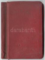 1914 Rácz József tábori rendőr, későbbi rendőrfőtanácsos, saját kézzel írt magán-szolgálati naplója,...