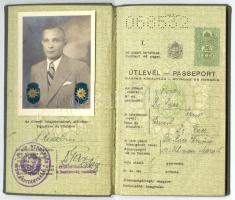 1937 Rácz Ernő későbbi főügyész útlevele