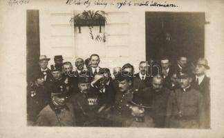 Győr vasútállomás, IV. Károly király érkezése, photo