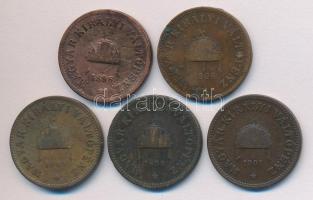 1898-1909. 2f Br (5x) T:2-,3