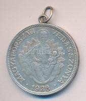 1938. 2P Ag "Madonna" T:2- F