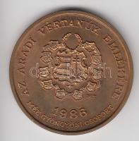 Bognár György (1944-) 1986. "MÉE Gyöngyösi Csoport - Aradi Vértanúk / Damjanich János" fén...