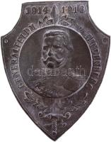 Osztrák-Magyar Monarchia 1914-1916. "Generalfeldm von Hindenburg" katonai sapkajelvény (40x33mm) T:2,2- / Austro-Hungarian Monarchy 1914-1916. "Generalfeldm von Hindenburg" cap badge (40x33mm) C:XF,VF