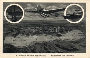 Balaton légtávlatból, repülő