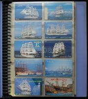 Nagy telefonkártya motívumgyűjtemény: hajók, vonatok, villamosok, repülők, autók 797 darab, mind kül...