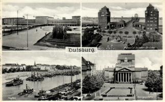 Duisburg with railway station