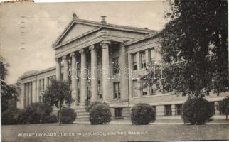 New Rochelle Albert Leonard grammar school (EK)