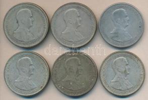 1930. 5P Ag "Horthy-jobbra" (6x) T:3
