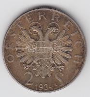 Ausztria 1934. 2Sch Ag "Dollfuss" T:2/2-
Austria 1934. 2 Schilling Ag "Dollfuss"...