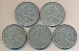 1947. 5Ft Ag "Kossuth" (5x) T:3