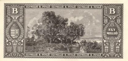 1946. 1.000.000BP (3x) nyomdai festékpöttyökkel T:I-