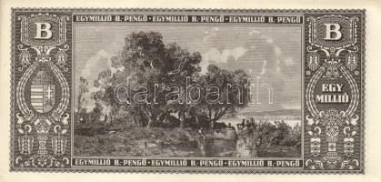 1946. 1.000.000BP (3x) nyomdai festékpöttyökkel T:I-