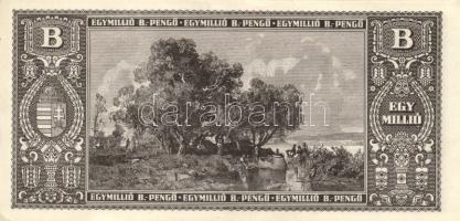 1946. 1.000.000BP (3x) nyomdai festékpöttyökkel T:I-